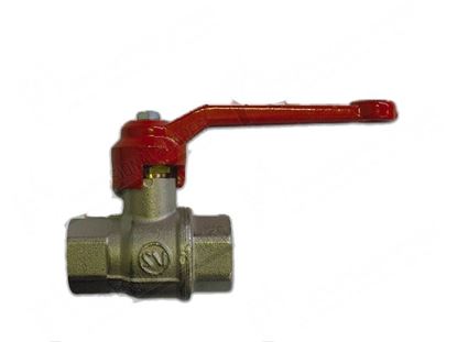 Afbeeldingen van Ball valve 1/2"FF - PN50 - L=50,5 mm for Zanussi, Electrolux Part# 2033