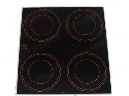 Bild von Glass-ceramic plate 742x692 mm for Zanussi, Electrolux Part# 2558