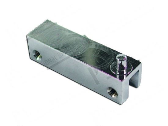 Picture of Hinge upper with bolt for Zanussi, Electrolux Part# 2876