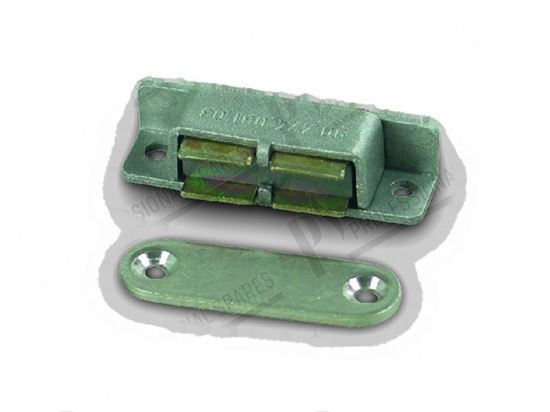 Obrázek z Door magnet 45x12 mm for Zanussi, Electrolux Part# 4266 