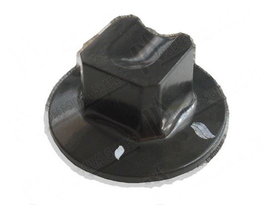 Obrázek z Black knob  55 mm for Zanussi, Electrolux Part# 5562 