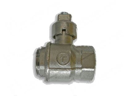 Afbeeldingen van Ball valve 1"MF - L=68 mm for Zanussi, Electrolux Part# 6688