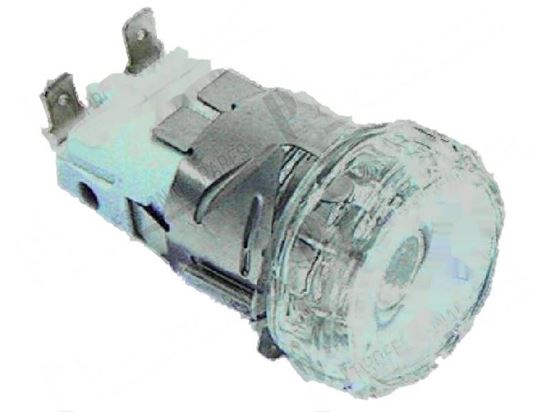Afbeelding van Lamp holder round complete  35,5 mm - E14 25W 230V for Zanussi, Electrolux Part# 6847
