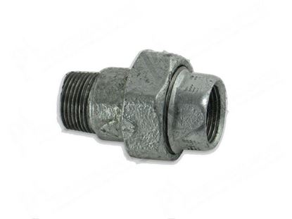 Billede af Conic pipe connector MF 1" L=80 mm for Zanussi, Electrolux Part# 6962