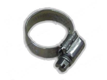 Immagine di Hose clamp  16 ·27/12 mm - INOX for Granuldisk Part# 10905