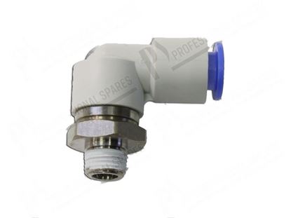 Immagine di Pipe fitting 90Â° 1/8"M -  8 mm for Granuldisk Part# 14515