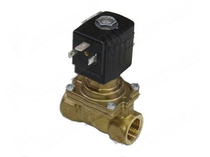 Foto de Solenoid brass valve G1/2'' 24V 50-60Hz 8W for Granuldisk Part# 21970