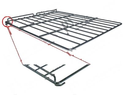 Bild på Grilled shelf 2/1 GN - chrome-plated steel for Zanussi, Electrolux Part# 25020