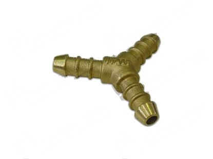 Immagine di Y-connection  10-10-10 mm - brass for Zanussi, Electrolux Part# 47431