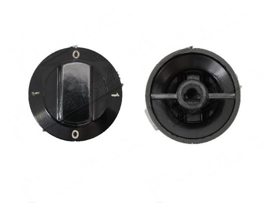 Bild på Black knob  60 mm for Zanussi, Electrolux Part# 50341