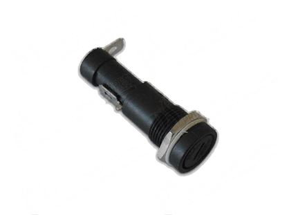 Bild von Fuse holder  12 mm 16A - 250V faston 90Â° 4,8x0,5 mm for Zanussi, Electrolux Part# 56582