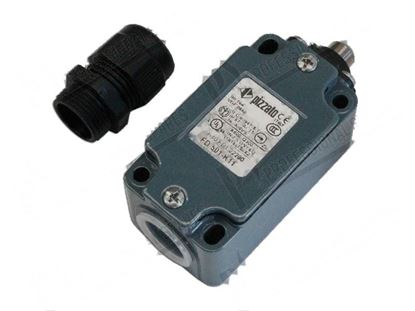 Obrázek Limit switch with push button 1NC/1NO 3A 400V for Comenda Part# 120322