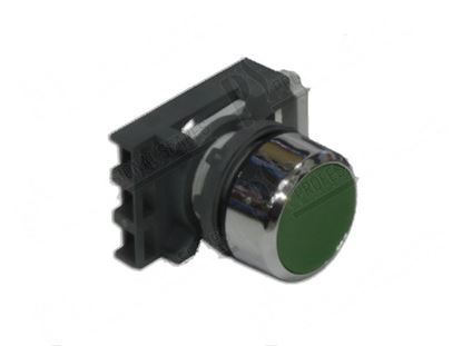 Bild von Green push button  22 mm - unstable for Comenda Part# 130413