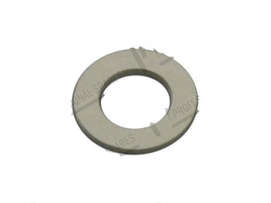 Immagine di Flat gasket  10x17x1,5 mm - Fiber for Meiko Part# 408002