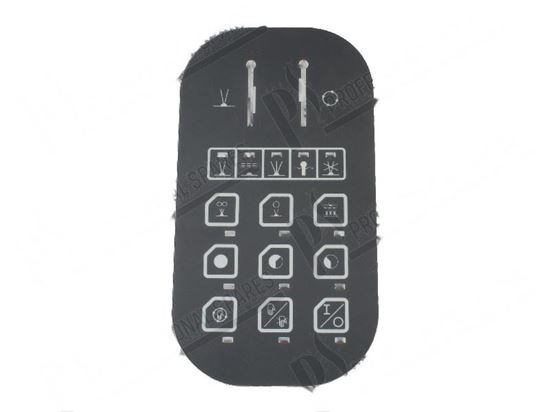 Afbeelding van Membrane keypads 118x218 mm for Comenda Part# 461052