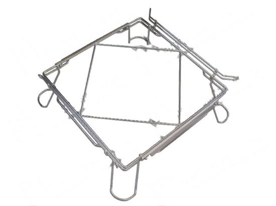 Immagine di Basket holder 490x490 mm INOX '2001' for Comenda Part# 530238