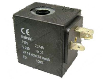 Image de Coil Z534A 24V 50/60 Hz for solenoid valve L145 for Comenda Part# 630972