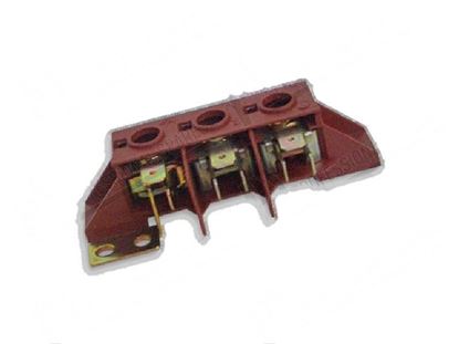 Picture of Terminal board 3-poles 6 mmq for Elettrobar/Colged Part# 921044