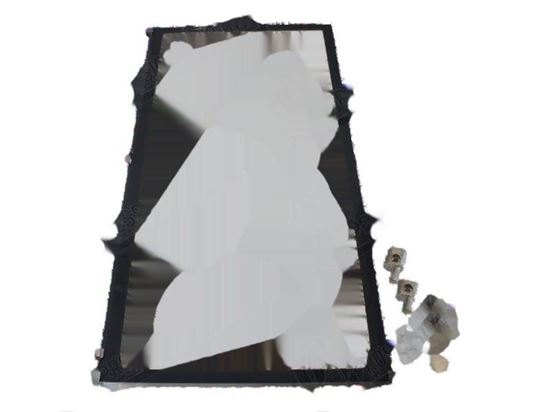 Image sur Complete glass with hinge (Special packaging) for Convotherm Part# 2518485