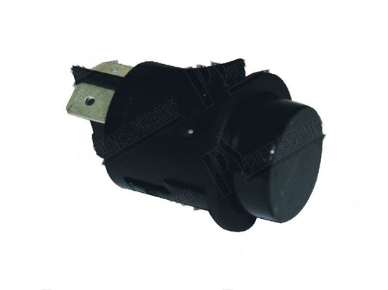 Foto de Black double-pole switch  25 mm for Giorik Part# 6032049