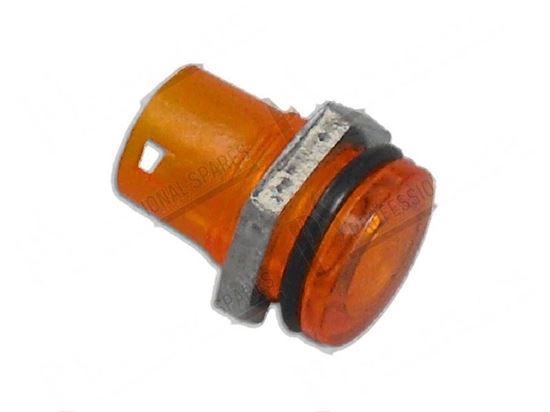 Bild von Orange lens  13 mm L=22 mm for Giorik Part# 6061071