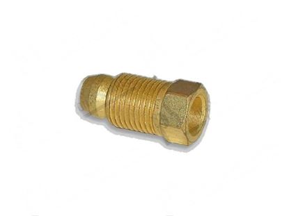 Immagine di Pipe fitting M10x1 L=20 mm with doubble coin  6 mm for Giorik Part# 7050020