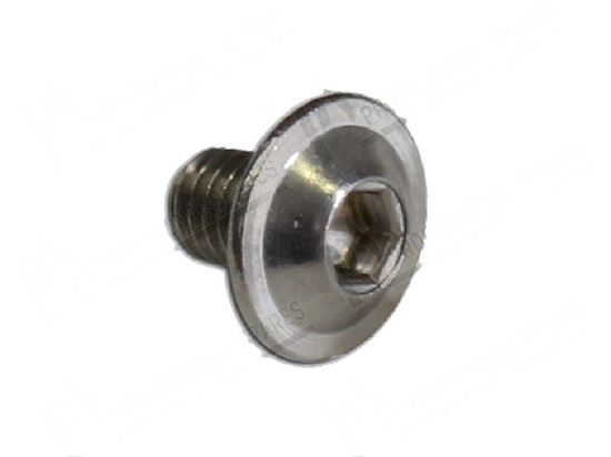 Afbeelding van Round head screw M6x8 mm A2 P3 for Convotherm Part# 8015000