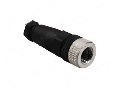 Image de Connector 4P M12 for Meiko Part# 9537327
