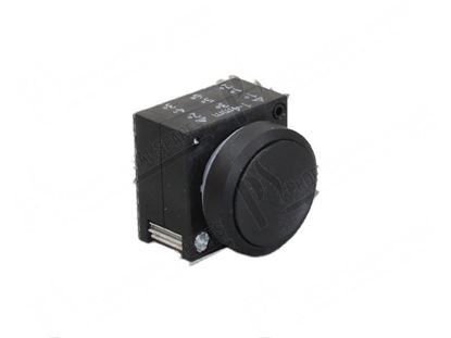 Picture of Black push button  22 mm - unstable for Meiko Part# 9555317
