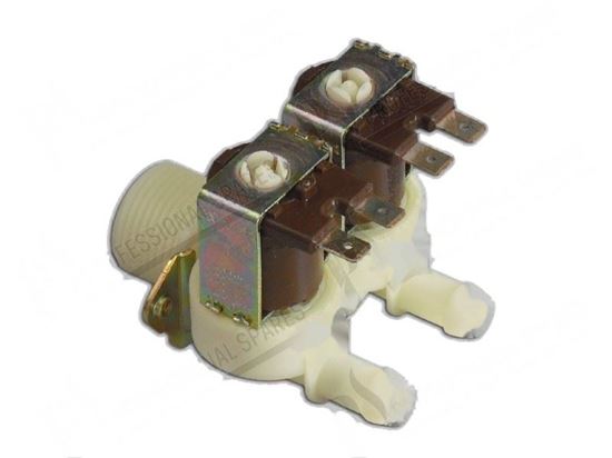 Immagine di Solenoid valve 180Â° - 2 ways - 220/240V 50/60Hz -  10,5 mm for Modular Part# 46200200