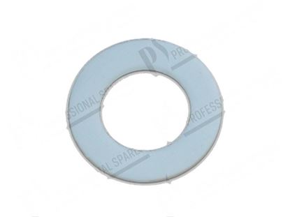 Image de Flat gasket  10,50x15x1,65 mm - Teflon for Hobart Part# 00-168611-017, 00774072003, 00-774072-003, 16861117, 168611-17, 7740723, 774072-3