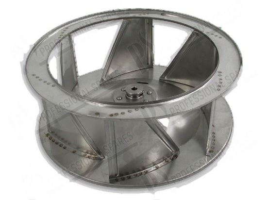 Obrázek z Fan blade  350x135 mm - 6 vanes for Zanussi, Electrolux Part# 002139
0C8309 