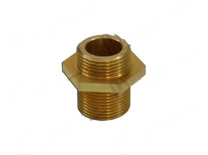 Изображение Nipple 3/4" ·3/4" - L=36 mm - brass for Hobart Part# 00227931000, 00-227931-000, 227931