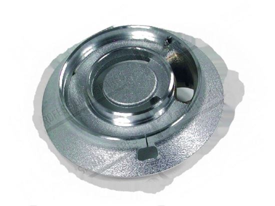 Billede af Burner head  123 mm for Zanussi, Electrolux Part# 002463, 059212