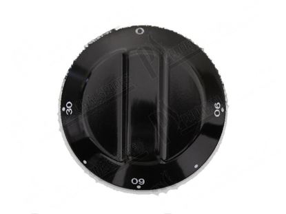 Picture of Black knob  60 mm 0 ·90Â°C for Tecnoinox Part# 00268, RC00268000