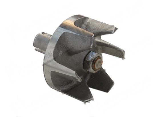 Foto de Impeller and sleeve  74 mm for Hobart Part# 0027422700011, 00-274227-00011, 00274227011, 00-274227-011