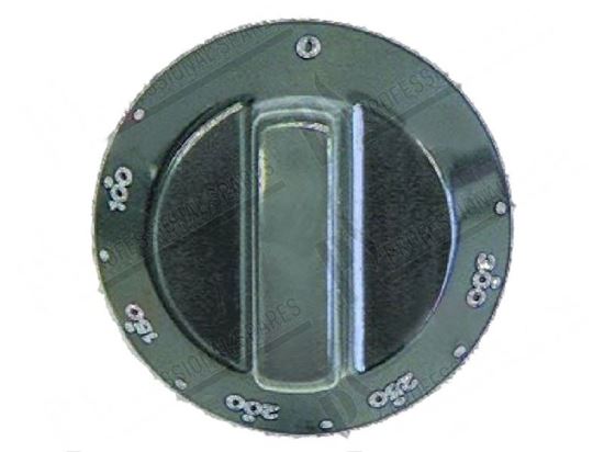 Bild på Black knob  60 mm - 0 ·300Â°C for Tecnoinox Part# 00284, RC00284000