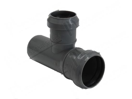 Immagine di T-connection T  50M-50F-40F mm for Hobart Part# 00323593002, 00-323593-002, 3235932, 323593-2