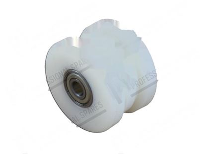 Изображение Chain roller  50x34 mm for Hobart Part# 00-326121-001, 00897970001, 00-897970-001, 3261211, 326121-1, 8979701, 897970-1