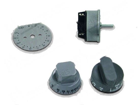 Picture of Timer 0 ·120 min with alarm for Zanussi, Electrolux Part# 003432
053817