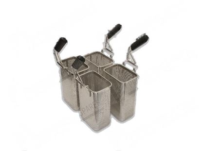 Bild på Basket for pasta cooker 1/4 - 105x160xh265 mm - 4 PCS for Zanussi, Electrolux Part# 004872, 921618