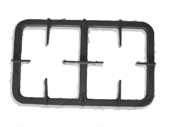 Billede af Pan support grid (2 burners) for Zanussi, Electrolux Part# 004976, 0K3538