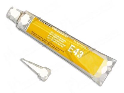 Bild von Transparent siliconic adhesive HT Tmax 350CÂ° - 100 gr for Zanussi, Electrolux Part# 005866
006083
0H7012