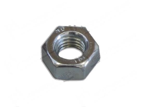 Изображение Hexagonal nut M8 - H=6,5 mm - thread left for Hobart Part# 00601151000, 00-601151-000, 601151