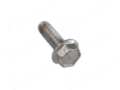 Image de Interlocking tooth screw M5x8 mm (10 pcs) for Hobart Part# 00609782000, 00-609782-000, 609782