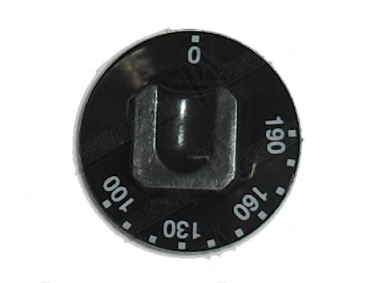 Foto de Black knob  55 mm - 100 ·190Â°C for Tecnoinox Part# 00745, RC00745000