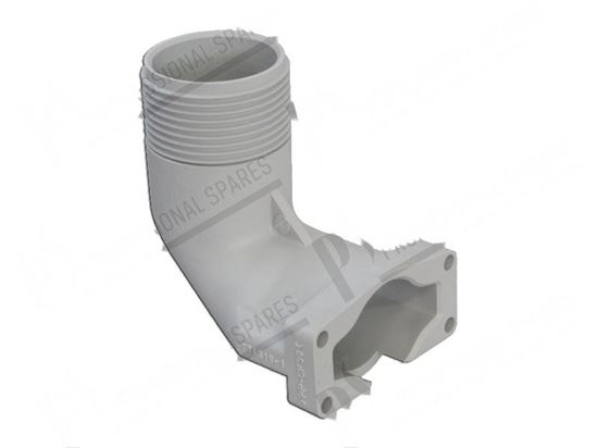 Afbeelding van Pipe fitting 90Â° for Hobart Part# 00774618001, 00-774618-001, 7746181, 774618-1