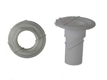 Afbeeldingen van Bushing for washing arm  22 mm - H=56 mm for Hobart Part# 00-883452-002, 00-883974-002, 01-510677-001, 015106771, 01-510677-1, 01-510678-001, 015106781, 01-510678-1, 01510702001, 01-510702-001, 015107021, 01-510702-1, 8834522, 883452-2, 8839742, 883974-2