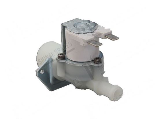 Immagine di Solenoid valve 180Â° - 1 way - 230V 50/60Hz -  10,5 mm for Hobart Part# 00883658001, 00-883658-001, 01-246164-001, 012461641, 01-246164-1, 8836581, 883658-1