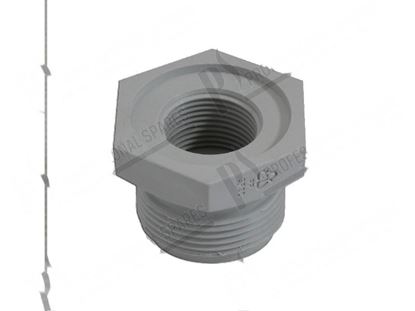 Image de Nut for rinse arm support for Hobart Part# 00896971001, 00-896971-001, 8969711, 896971-1